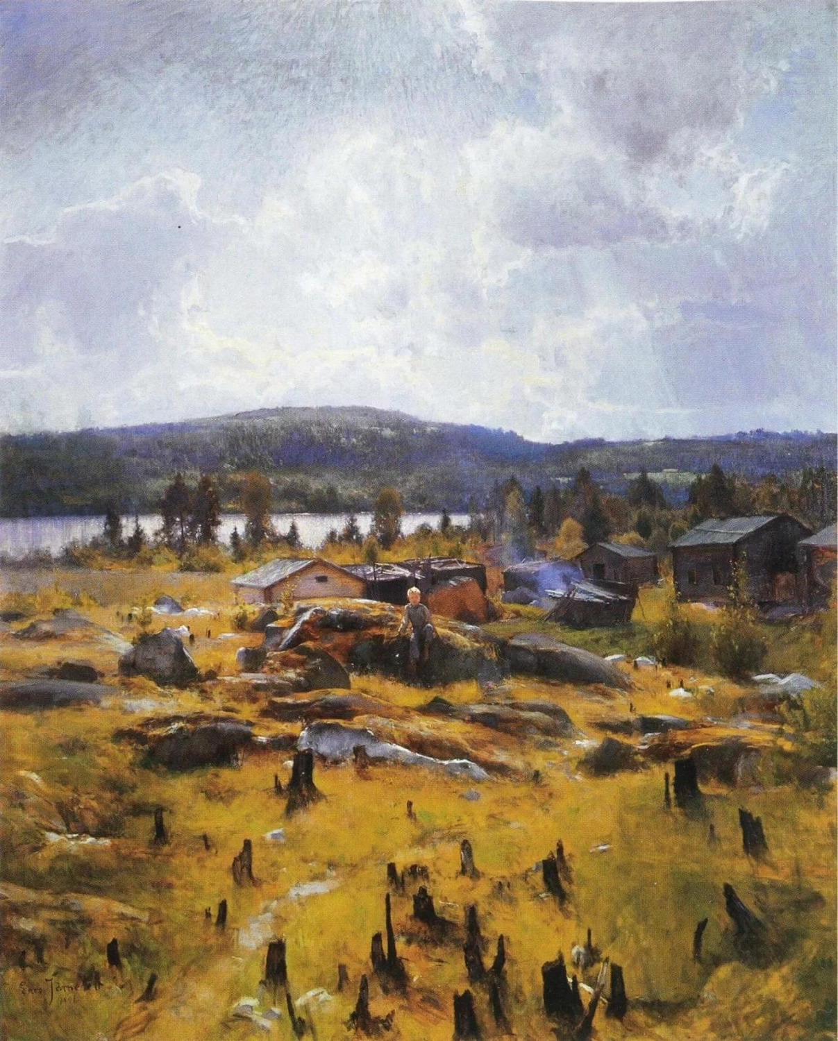 Eero Järnefelt - 128, Una giornata di luglio, Hämeenlinnan taidemuseo
